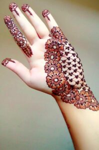 Simple And Easy Arabic Mehndi Designs For Left Hand Photo 